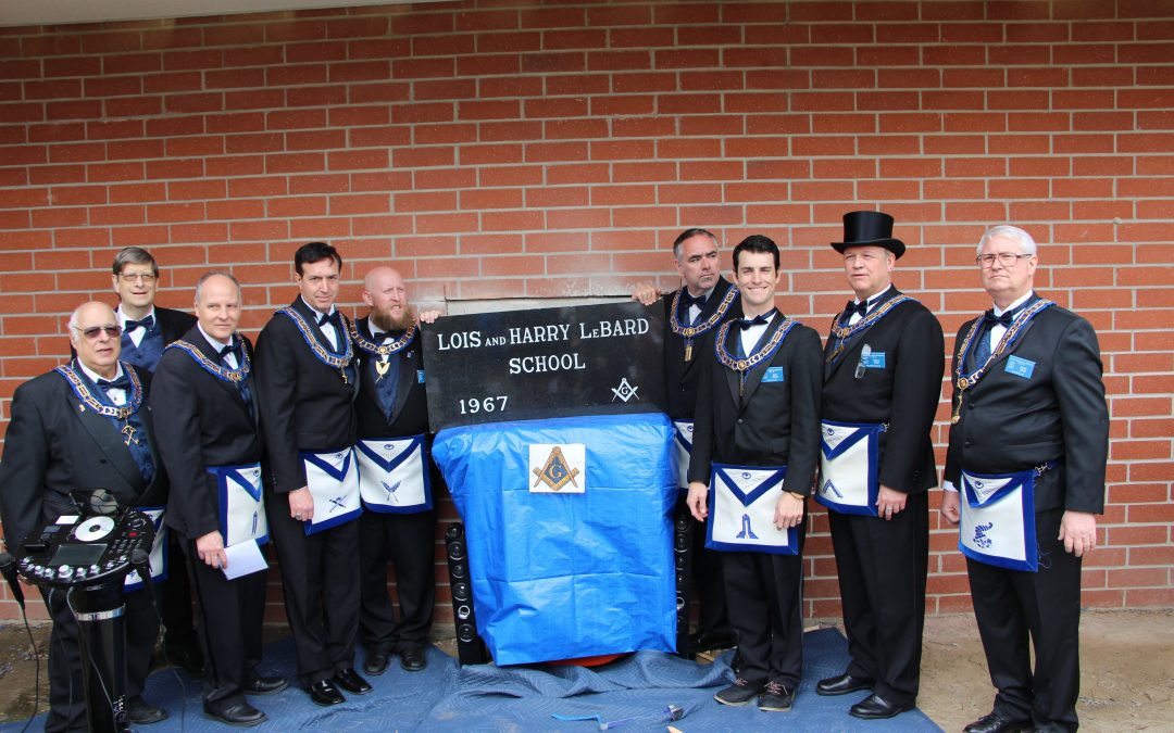 LeBard Elementary School Cornerstone Removal